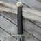 Hand Forged Damascus Viking Long Sword Leather Grip Cosplay Prop Gift For Collectors 4