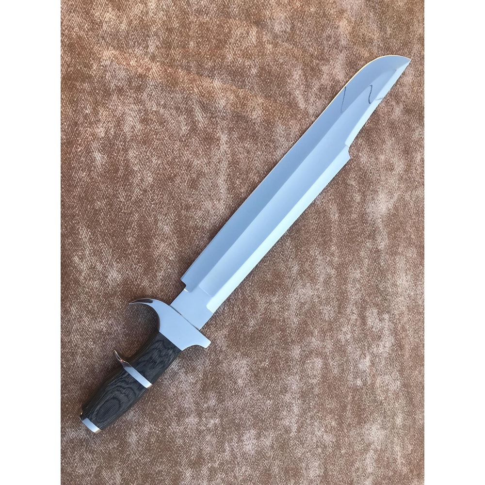 Handmade 5160 Steel Predator Bowie Knife Replica With Leather Sheath Gift For Collectors 2