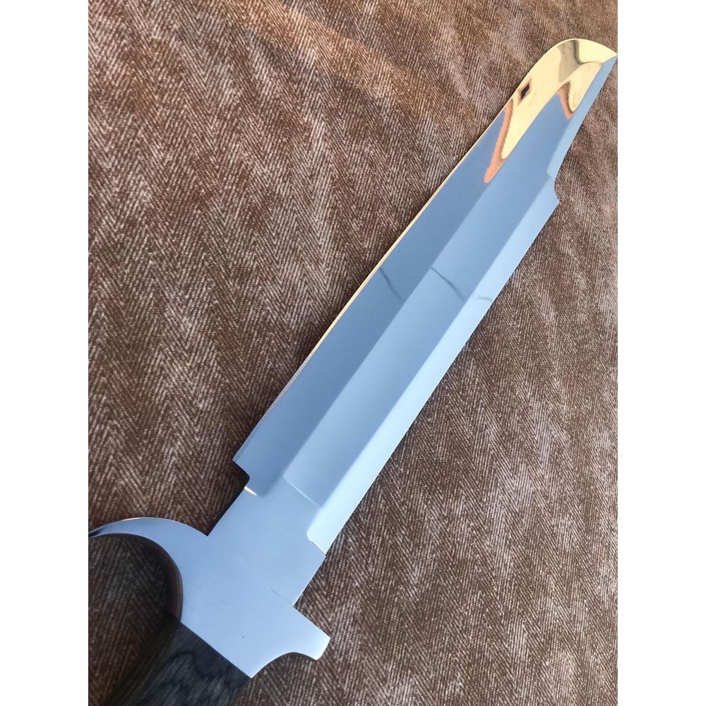 Handmade 5160 Steel Predator Bowie Knife Replica With Leather Sheath Gift For Collectors 3