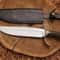 Handmade Bowie Hunting Knife Stag Antler Handle Leather Sheath Gift For Hunters 2
