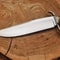 Handmade Bowie Hunting Knife Stag Antler Handle Leather Sheath Gift For Hunters 0