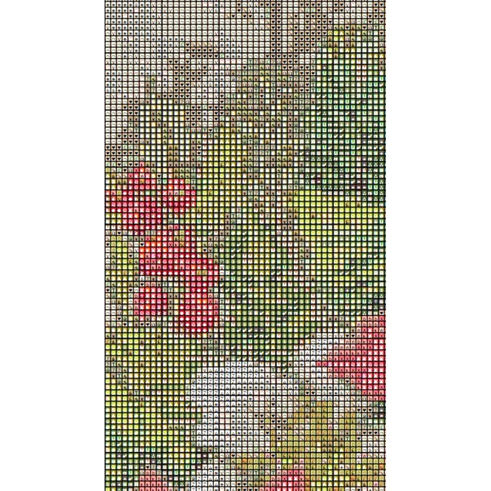 Holiday Poinsetta Cross Stitch Pattern LOOK 3