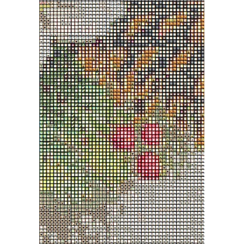 Holiday Poinsetta Cross Stitch Pattern LOOK 12
