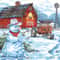 Country Snowman Cross Stitch Pattern LOOK 0