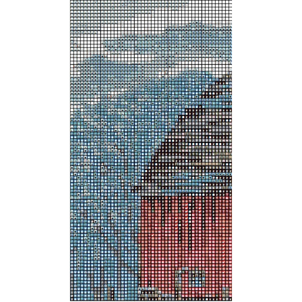 Country Snowman Cross Stitch Pattern LOOK 2