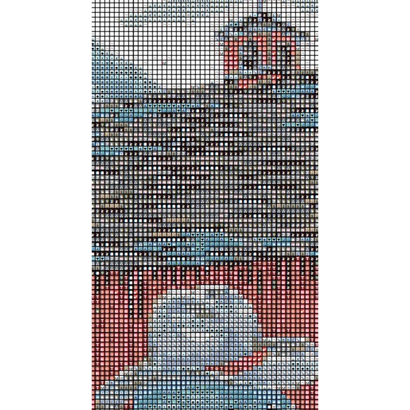 Country Snowman Cross Stitch Pattern LOOK 3