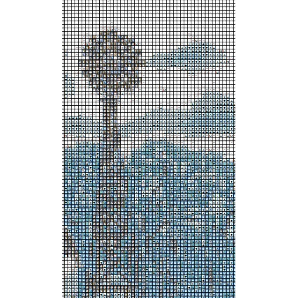 Country Snowman Cross Stitch Pattern LOOK 8