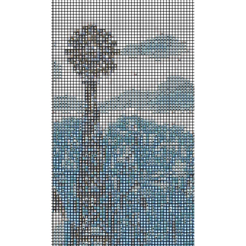 Country Snowman Cross Stitch Pattern LOOK 8