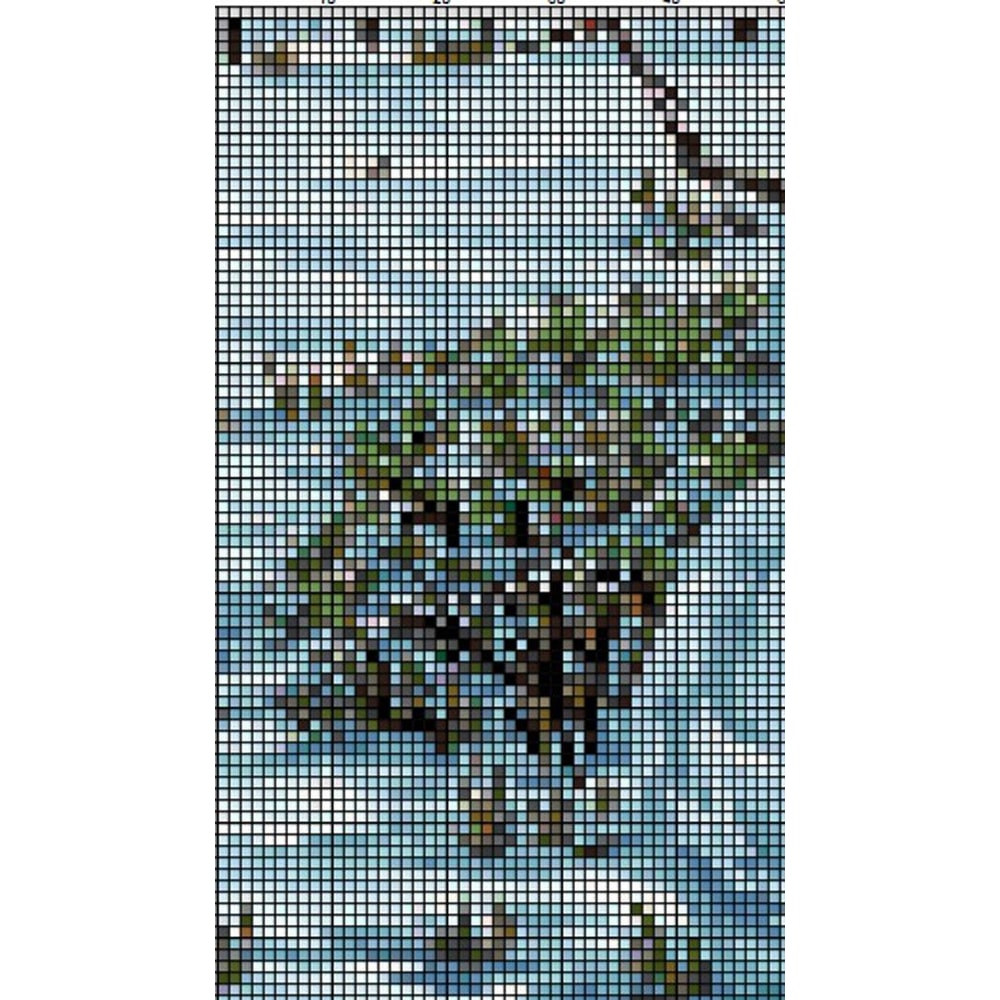 Country Snowman Cross Stitch Pattern LOOK 9