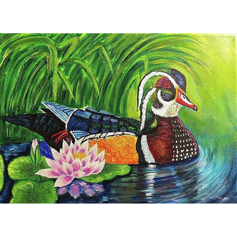 Colorful Duck Cross Stitch Pattern LOOK 0