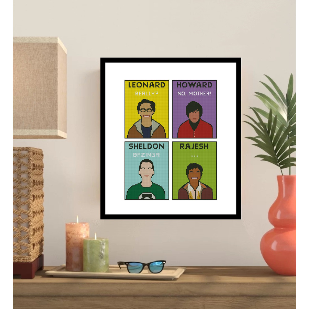 The Big Bang Theory Cross Stitch Pattern 179 0