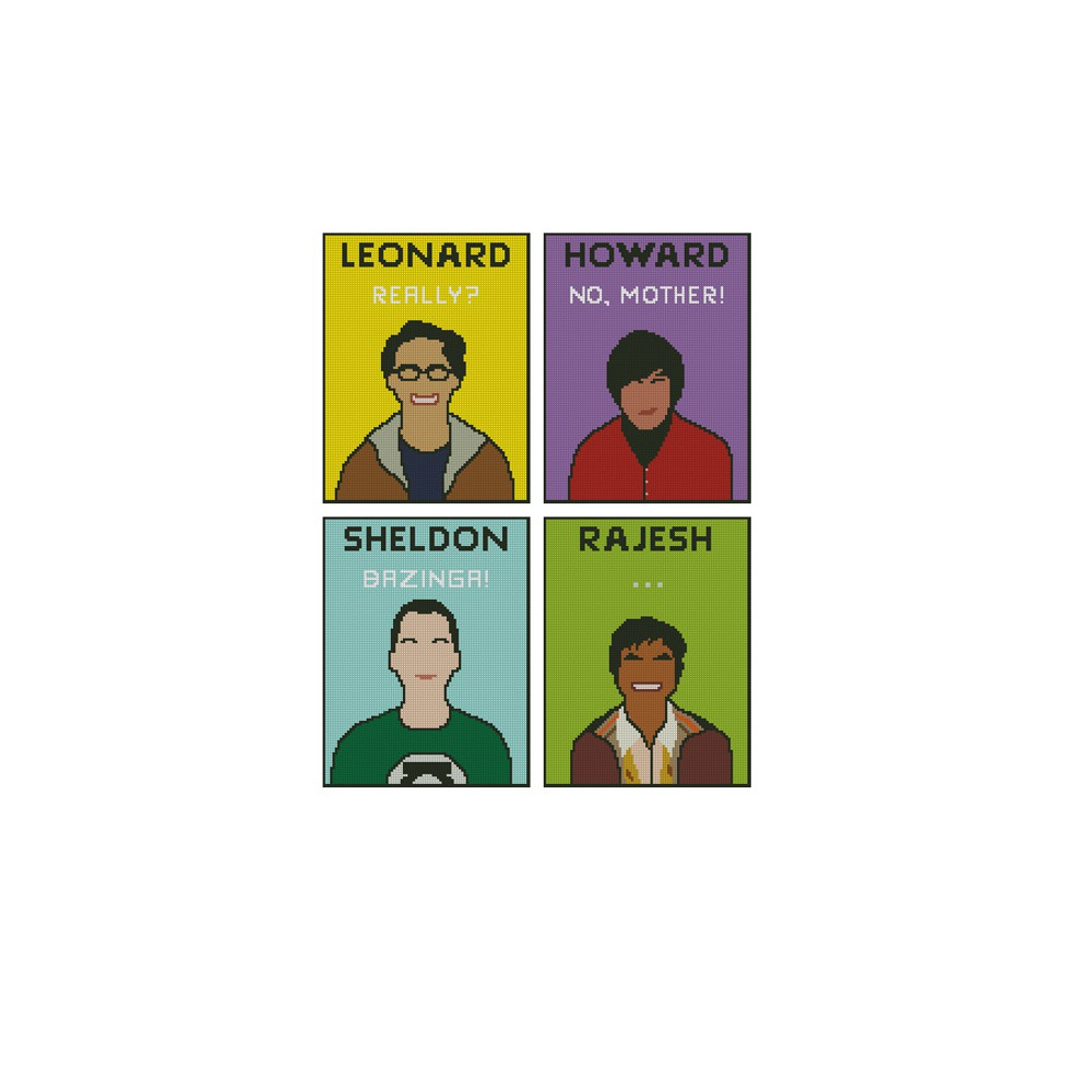 The Big Bang Theory Cross Stitch Pattern 179 1