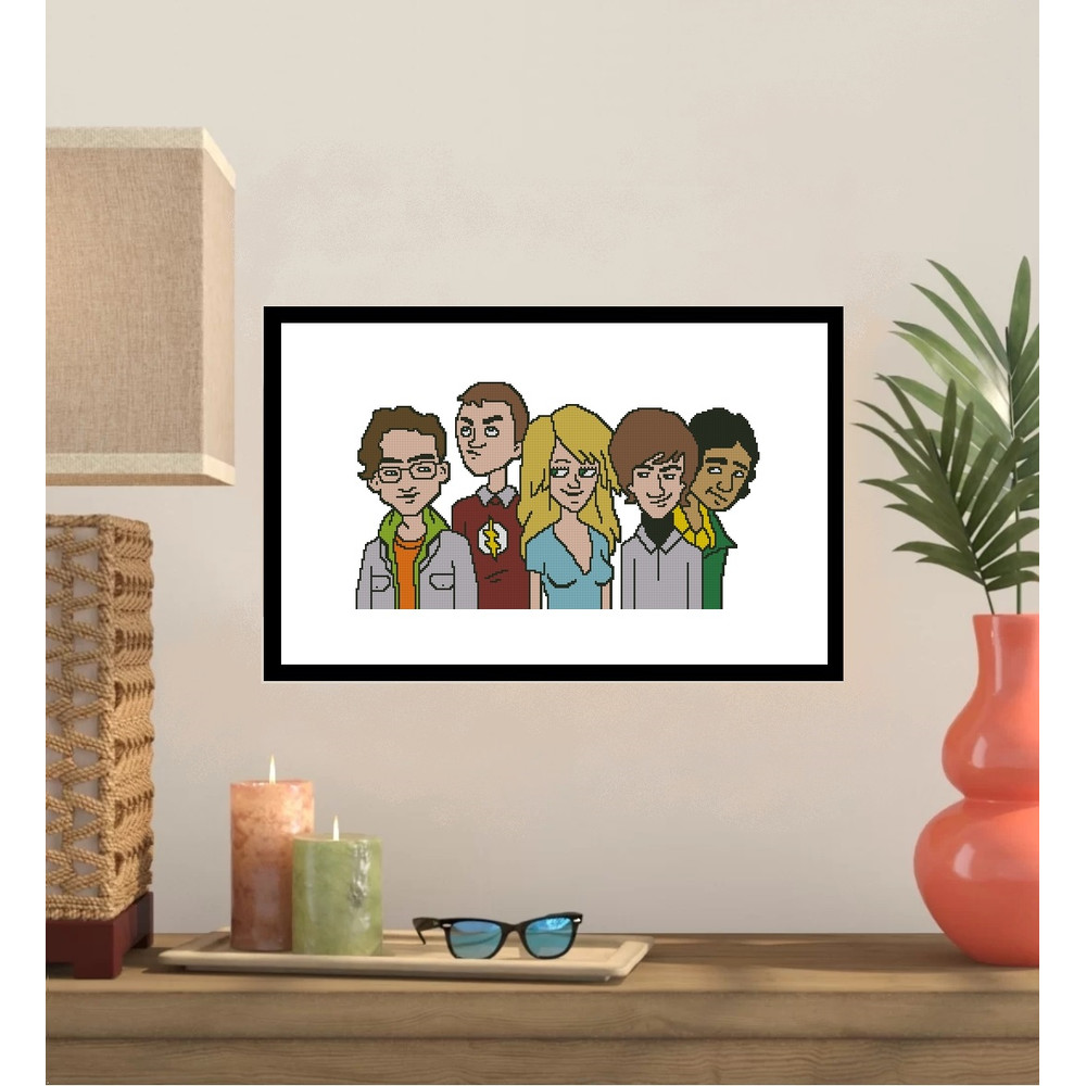 The Big Bang Theory Cross Stitch Pattern 187 0