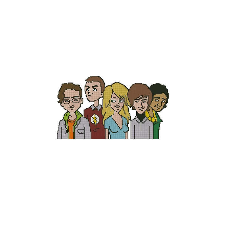 The Big Bang Theory Cross Stitch Pattern 187 1
