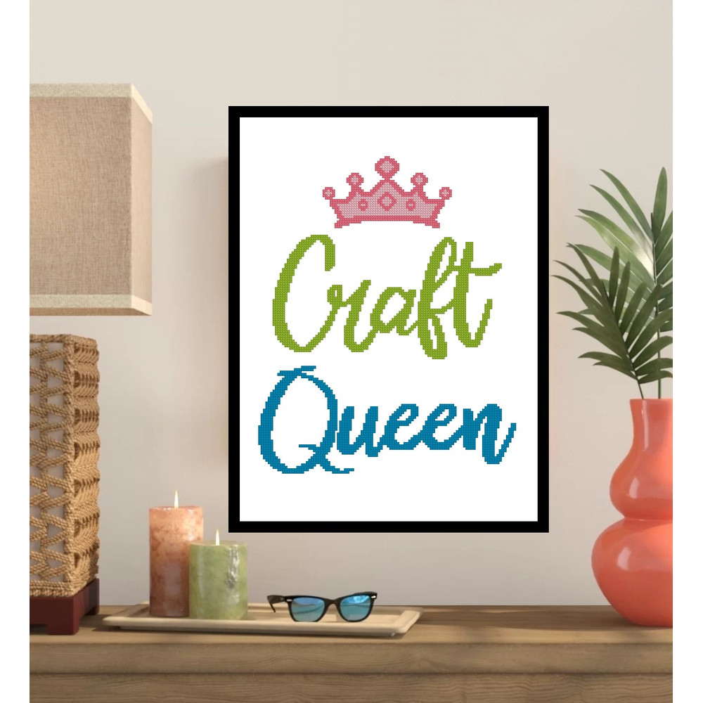 Craft Queen Cross Stitch Pattern 302 0