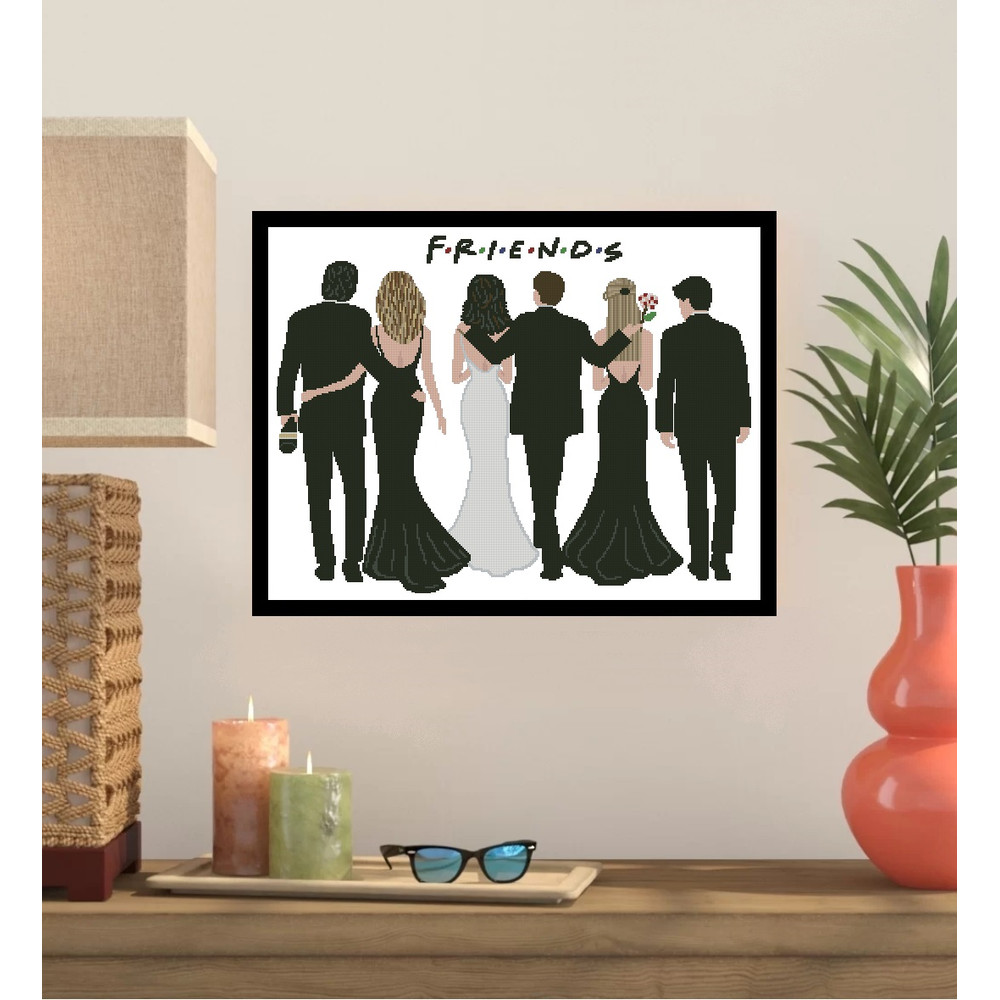 Friends Cross Stitch Pattern 181 0