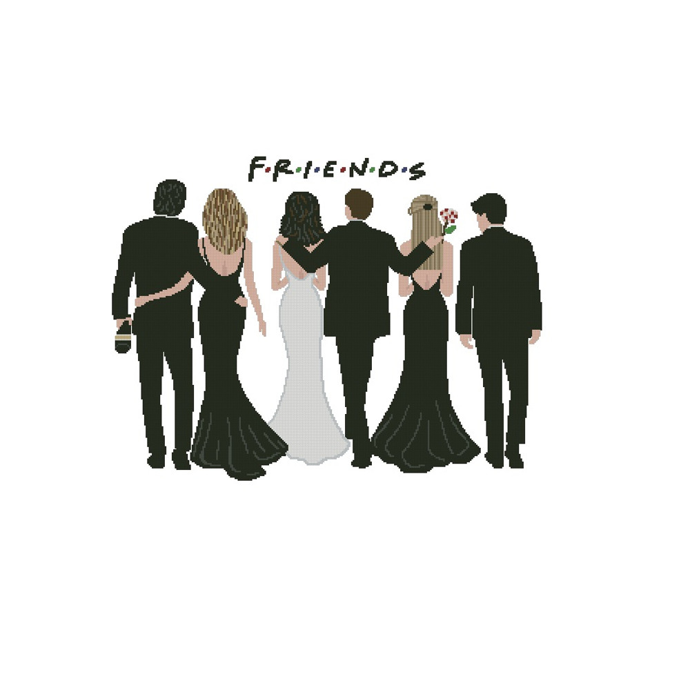 Friends Cross Stitch Pattern 181 1