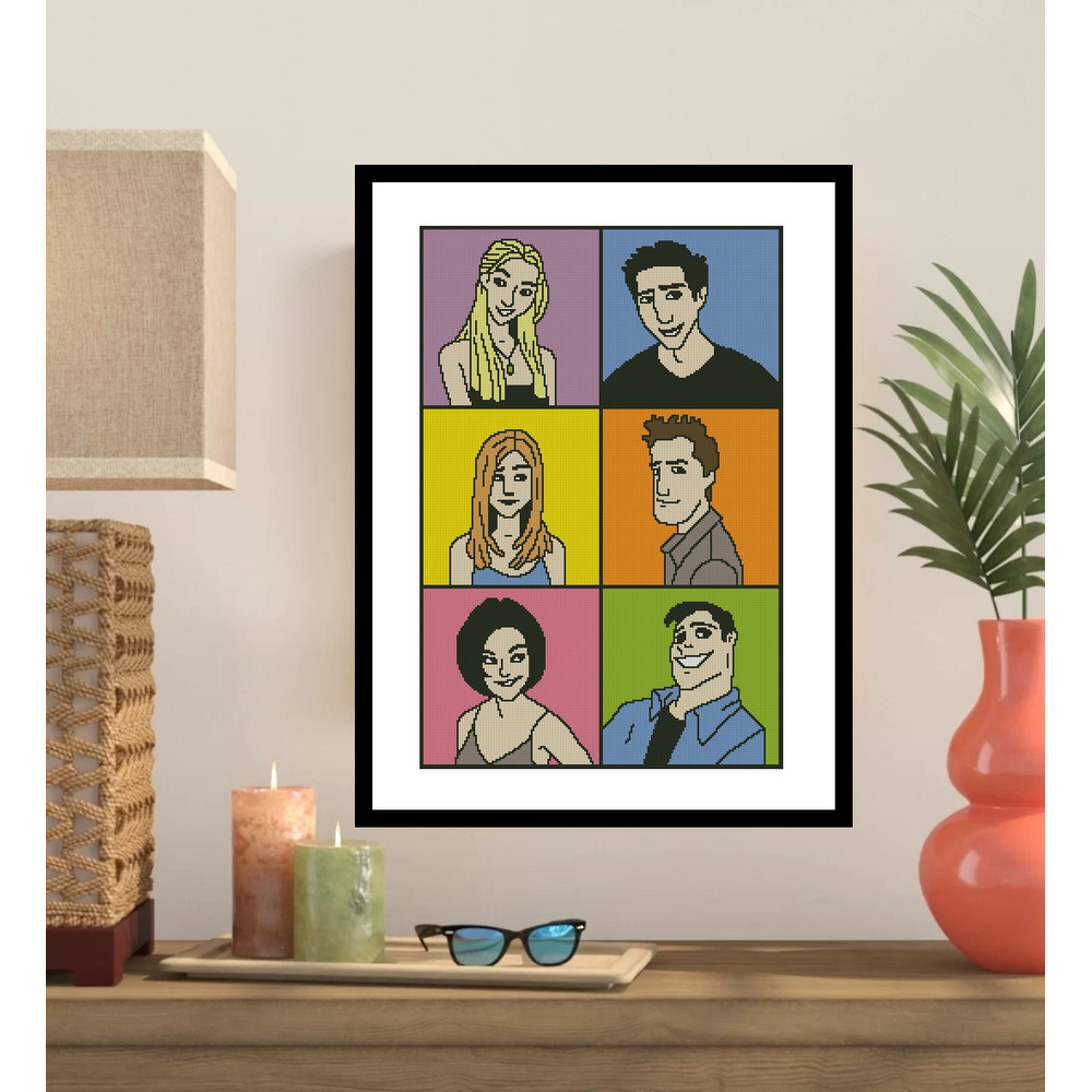 Friends Cross Stitch Pattern 183 0