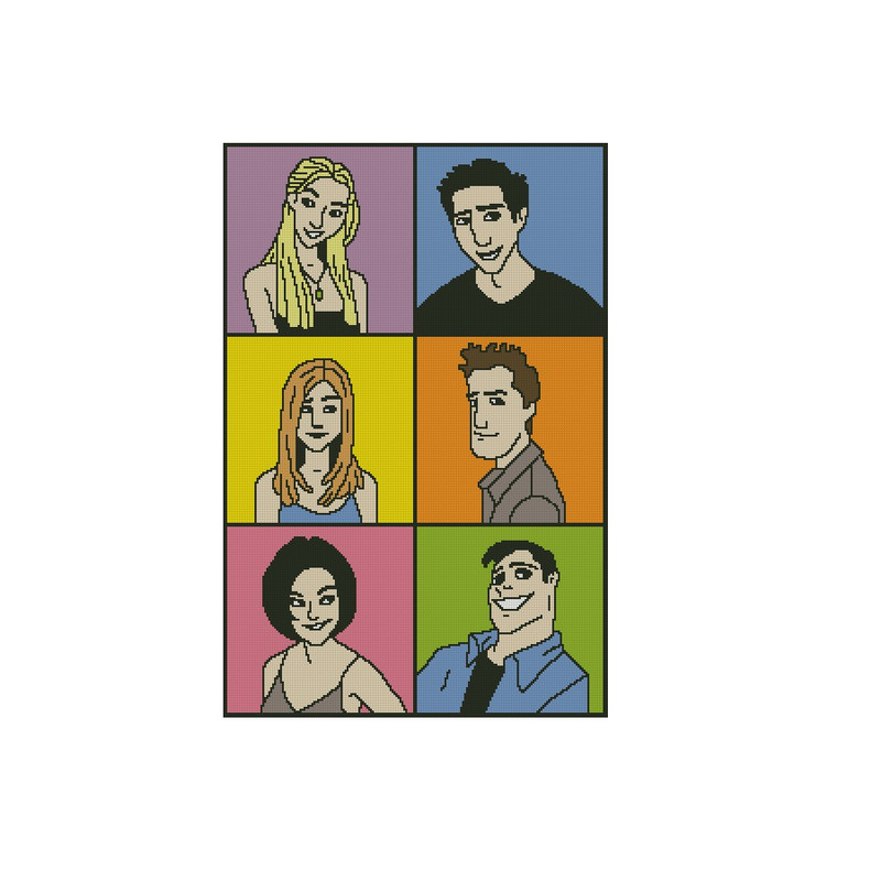 Friends Cross Stitch Pattern 183 1