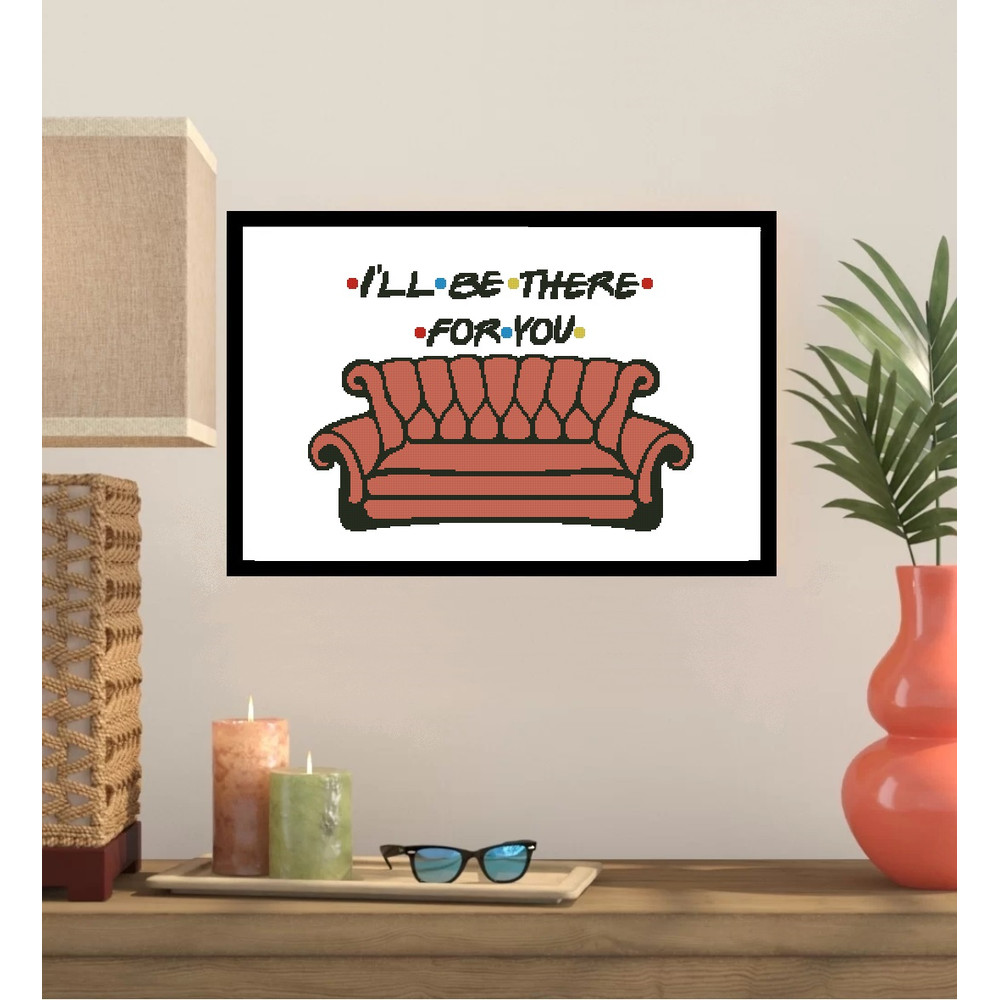 Friends Cross Stitch Pattern 184 0