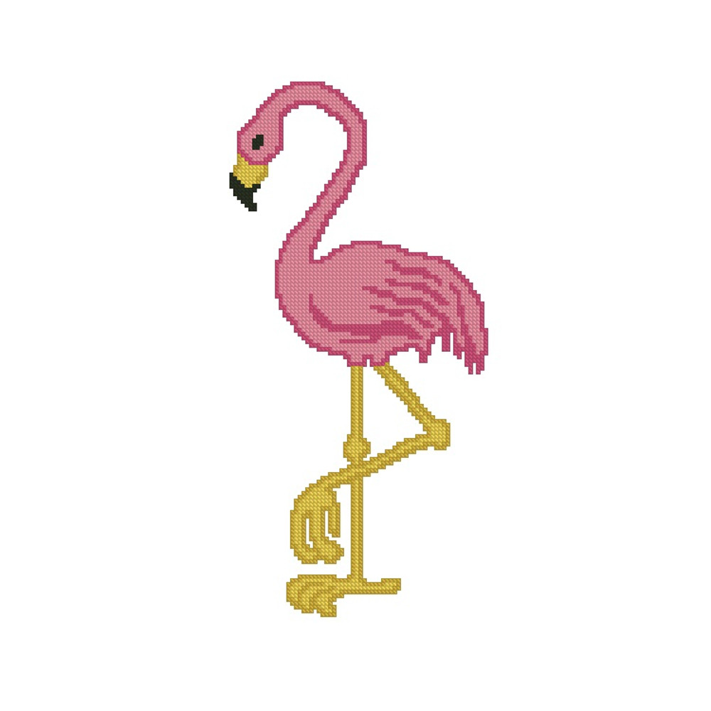 Flamingo Cross Stitch Pattern 114 1
