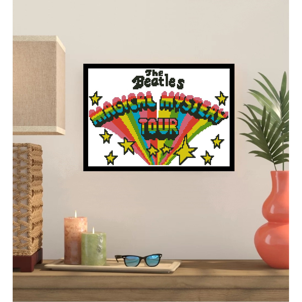 Magical Mystery Tour Cross Stitch Pattern 138 0