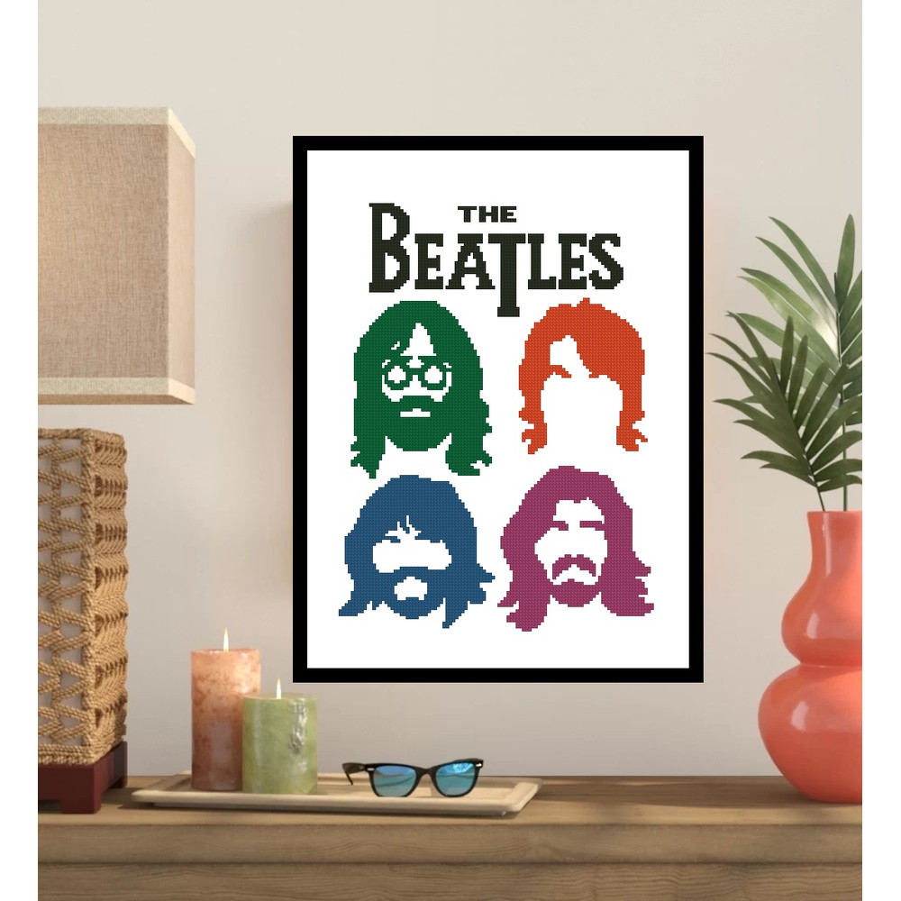 Beatles Cross Stitch Pattern 203 0