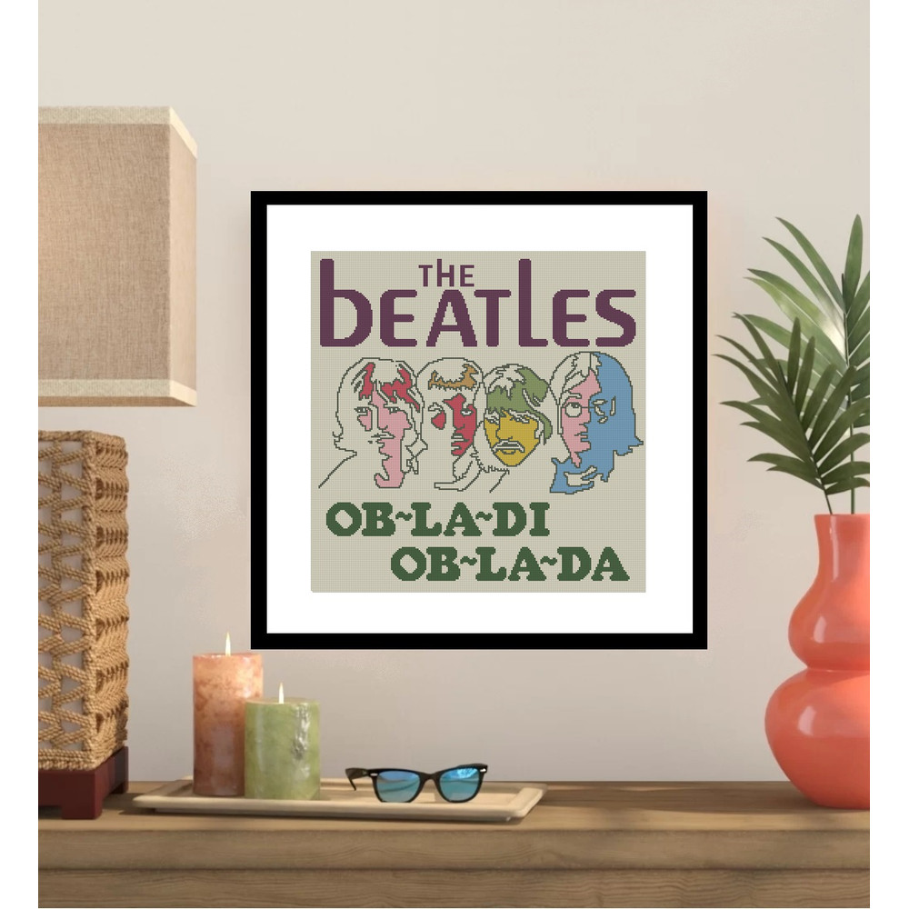 Beatles Cross Stitch Pattern 257 0