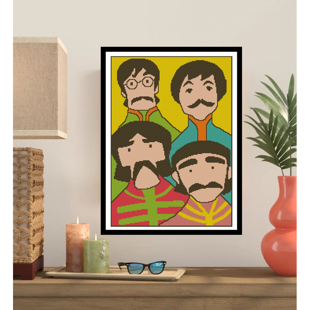 Beatles Cross Stitch Pattern 267 0