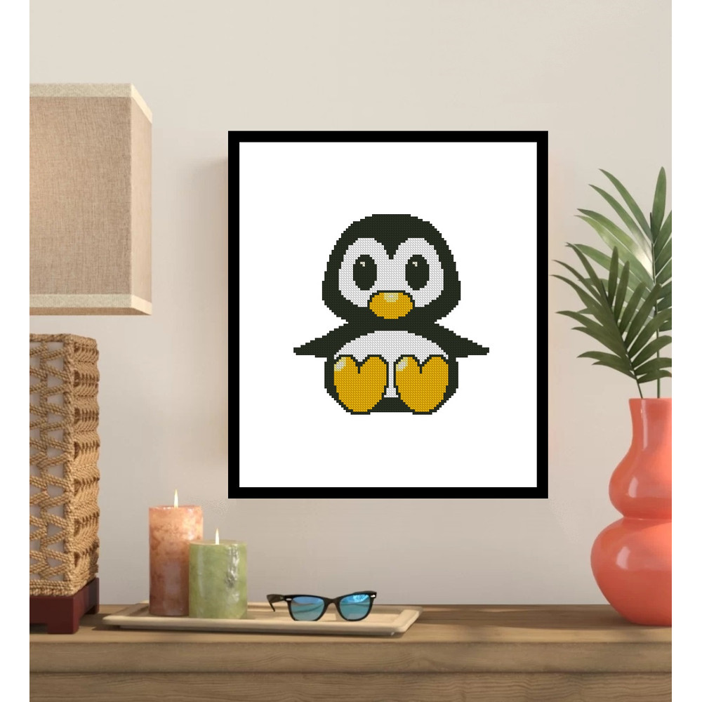 Baby Penguin Cross Stitch Pattern 106 0