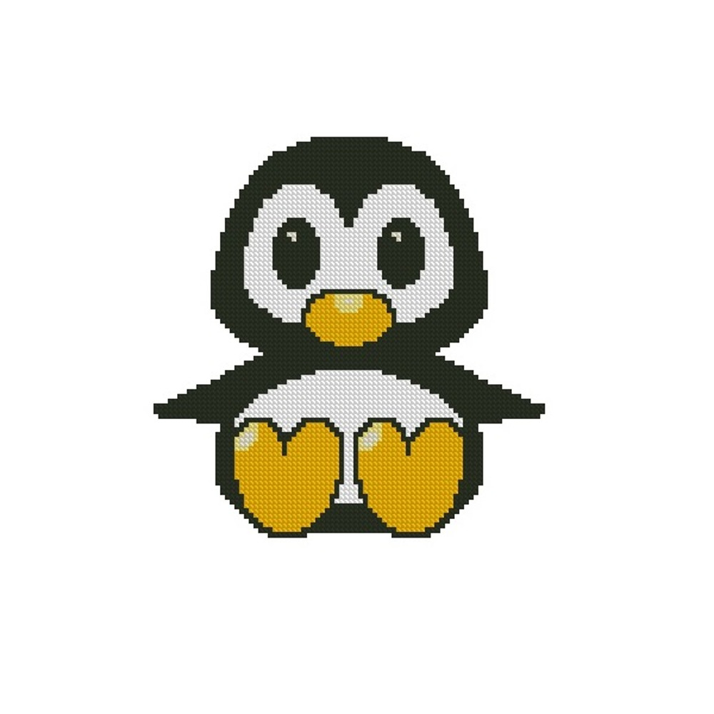 Baby Penguin Cross Stitch Pattern 106 1