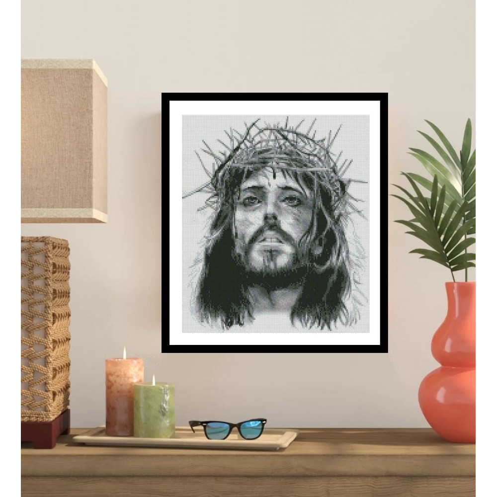 Jesus Cross Stitch Pattern 375 0
