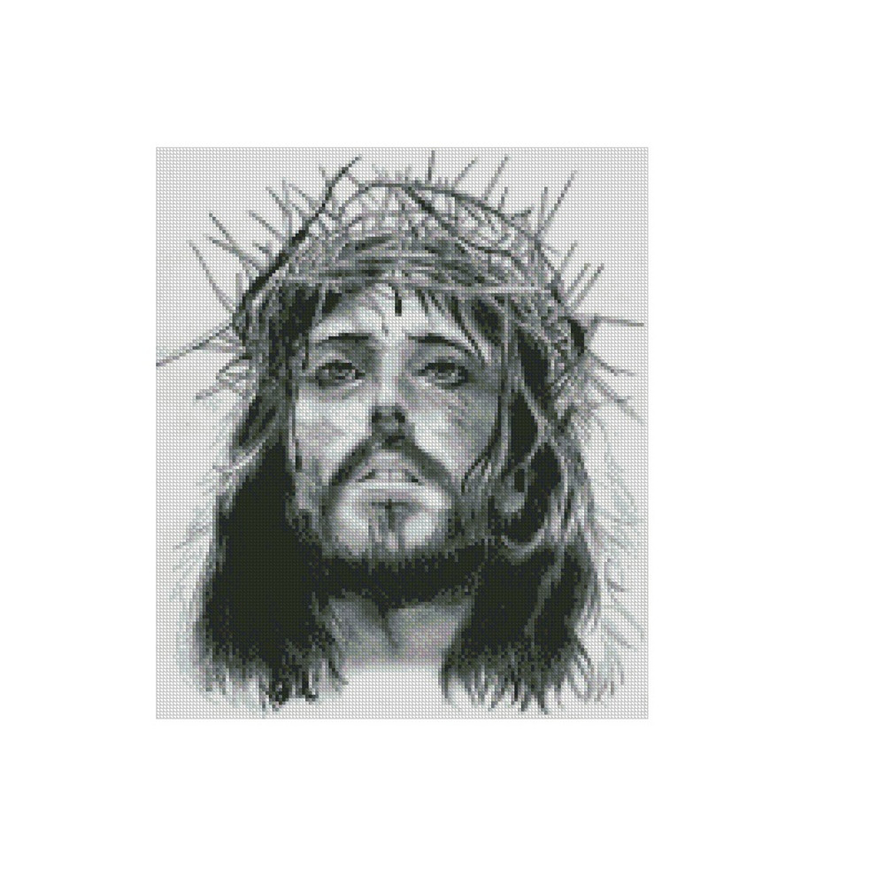 Jesus Cross Stitch Pattern 375 1