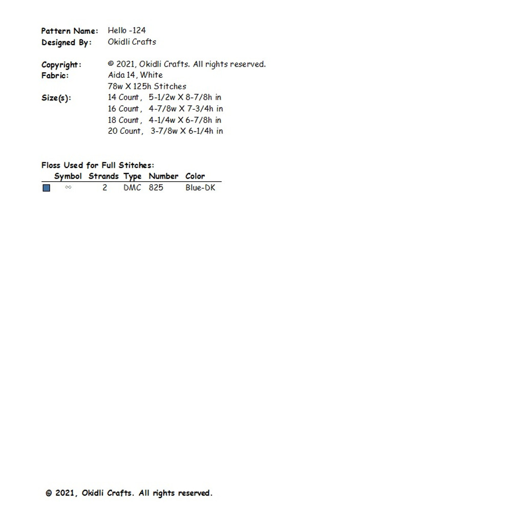 2 PATTERN SET Cross Stitch Patterns 007A 4