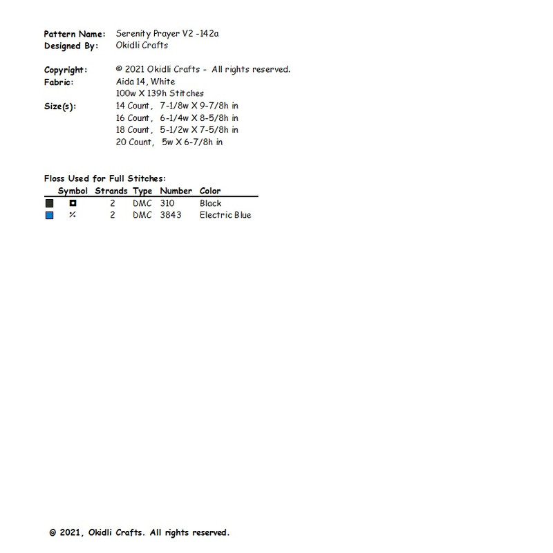 2 PATTERN SET Cross Stitch Patterns 011A 4