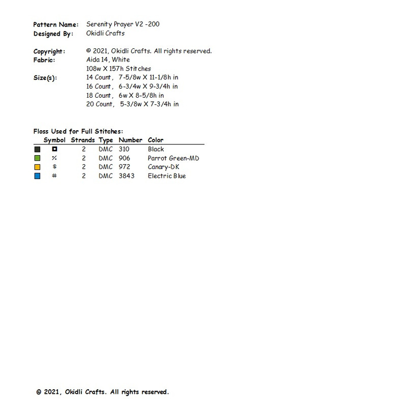 2 PATTERN SET Cross Stitch Patterns 012A 4