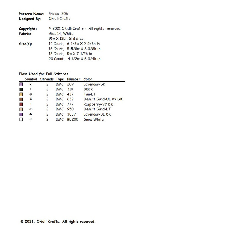 4 PATTERN SET Cross Stitch Patterns 004A 6