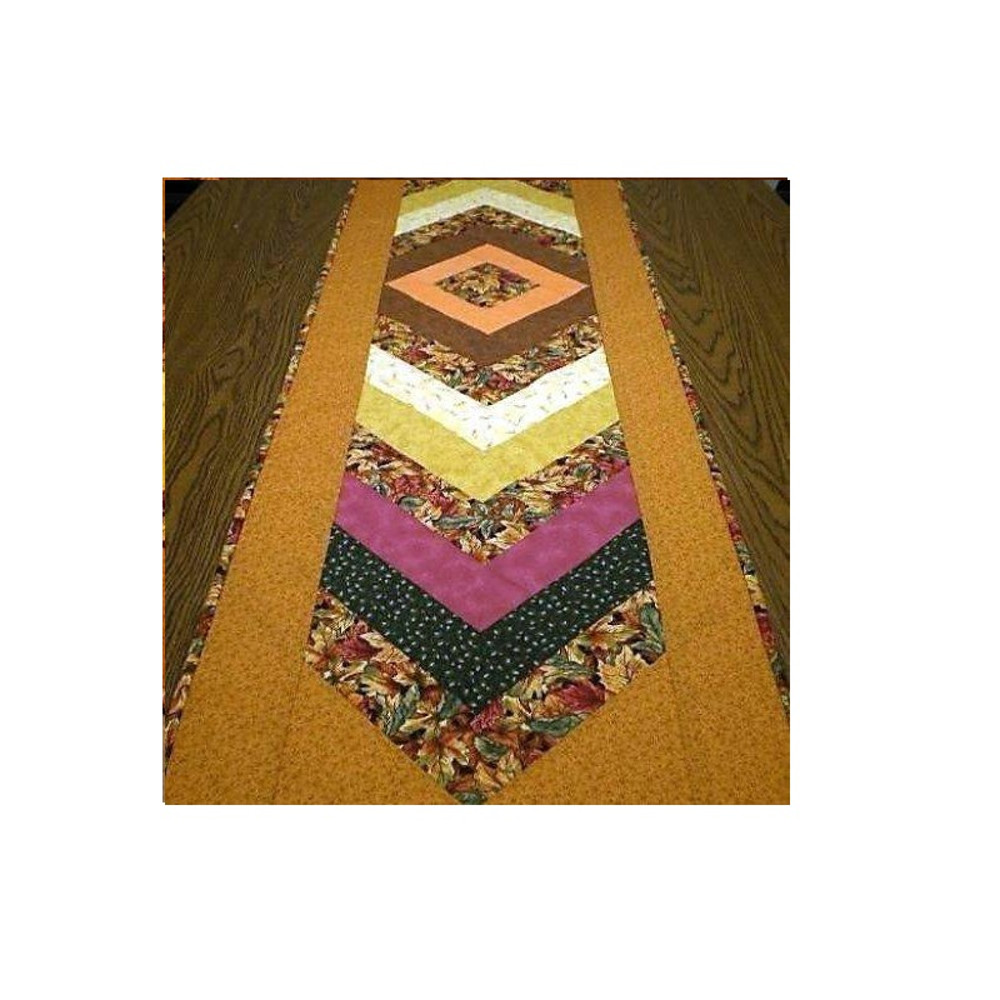 Diamond Quilt As You Sew Table Runner Pattern342 3