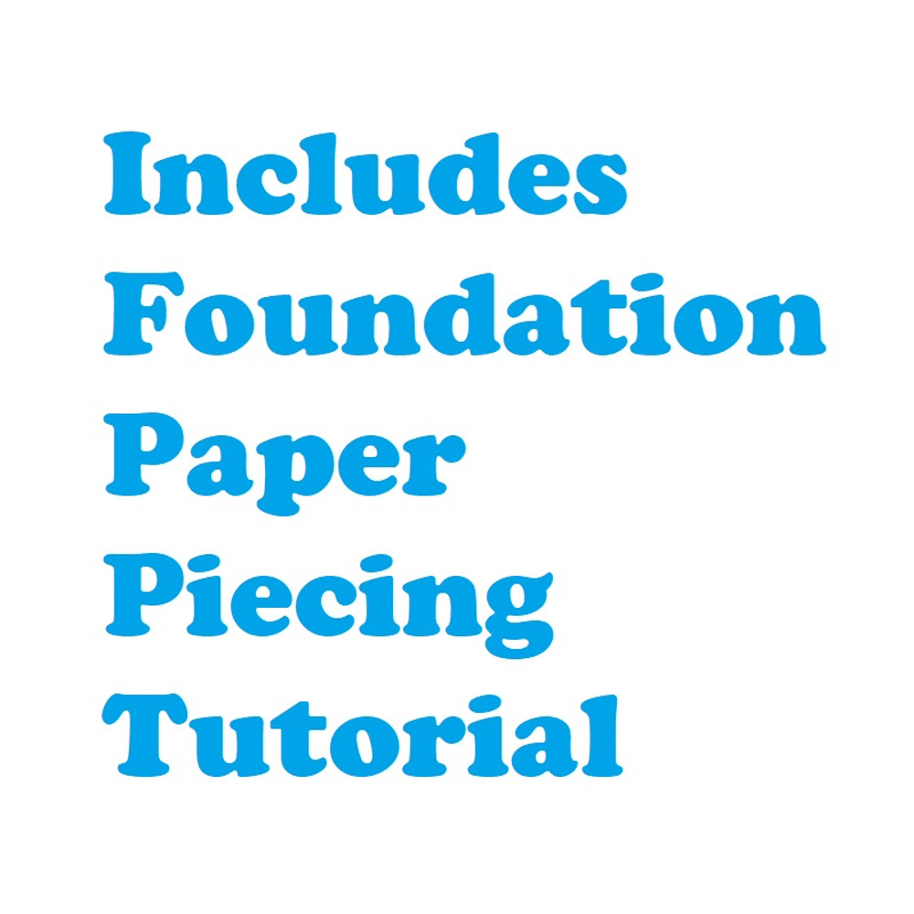 Crazy Quilt Paper Pieced Quilt Block Pattern OC003 5