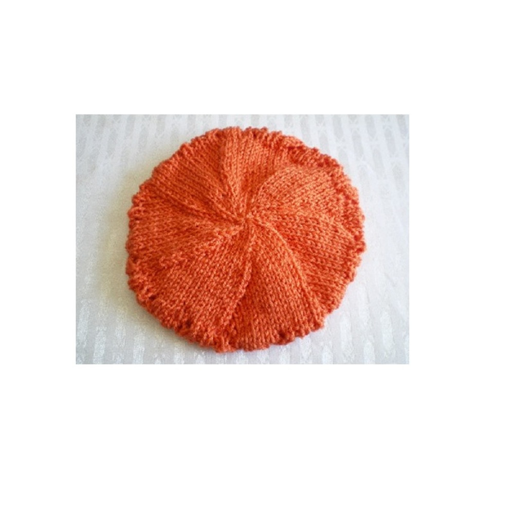 Lacey Knit Hat Or Chemo Cap Pattern 345 5