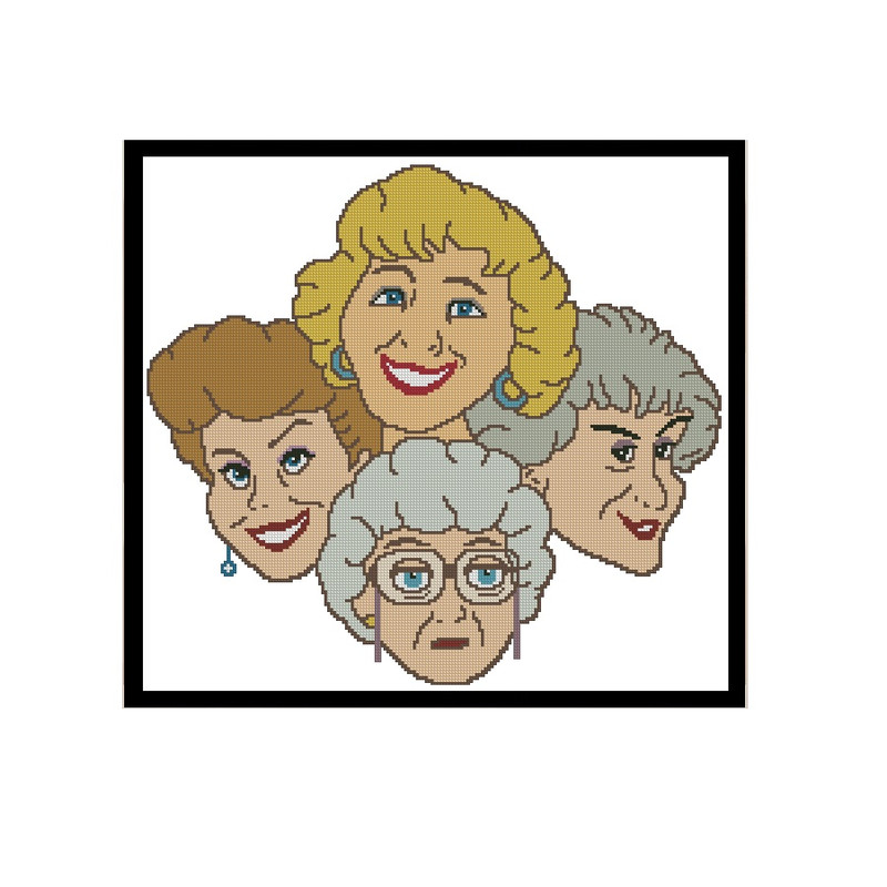 Golden Girls Cross Stitch Pattern 186 1
