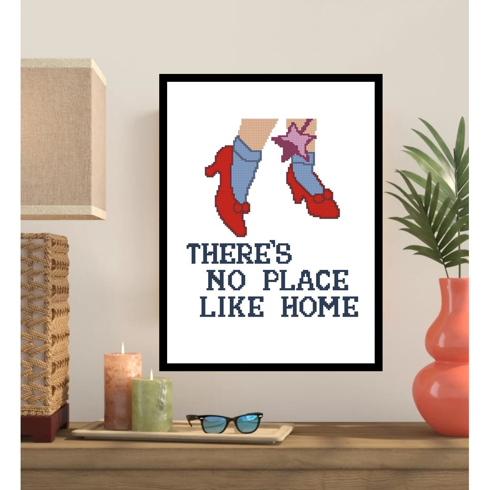 No Place Like Home Cross Stitch Pattern 113 0