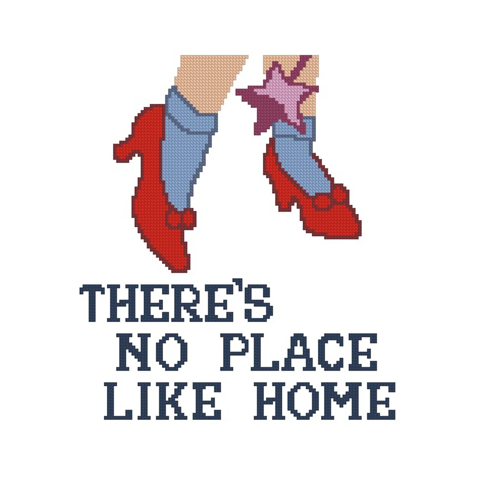 No Place Like Home Cross Stitch Pattern 113 1