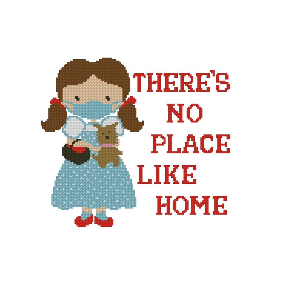 No Place Like Home Cross Stitch Pattern 329 1