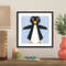 Penguin Paper Pieced Quilt Block Pattern OC121 0