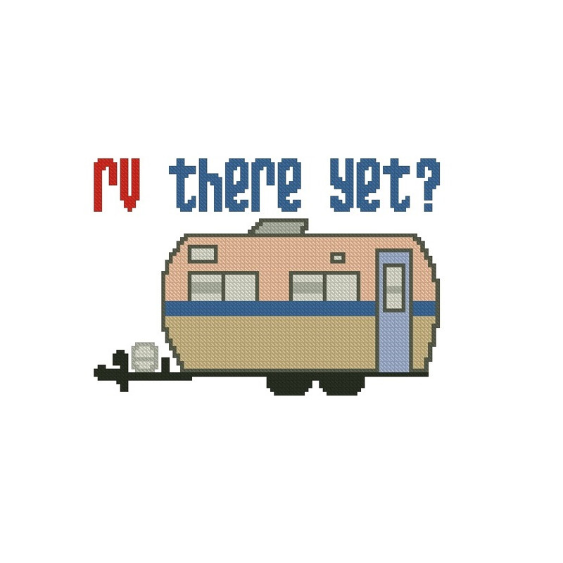 RV There Yet Cross Stitch Pattern 115 1