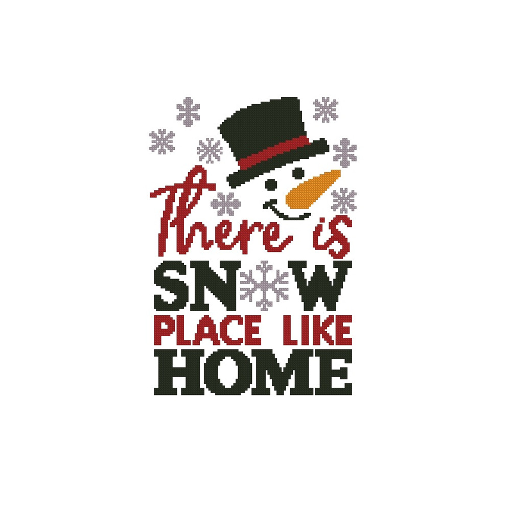 Snow Place Like Home Cross Stitch Pattern 165 1