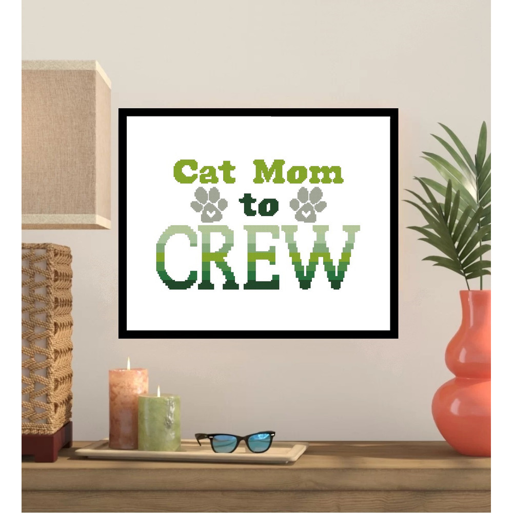 Personalized CAT Name Cross Stitch Pattern 291 3