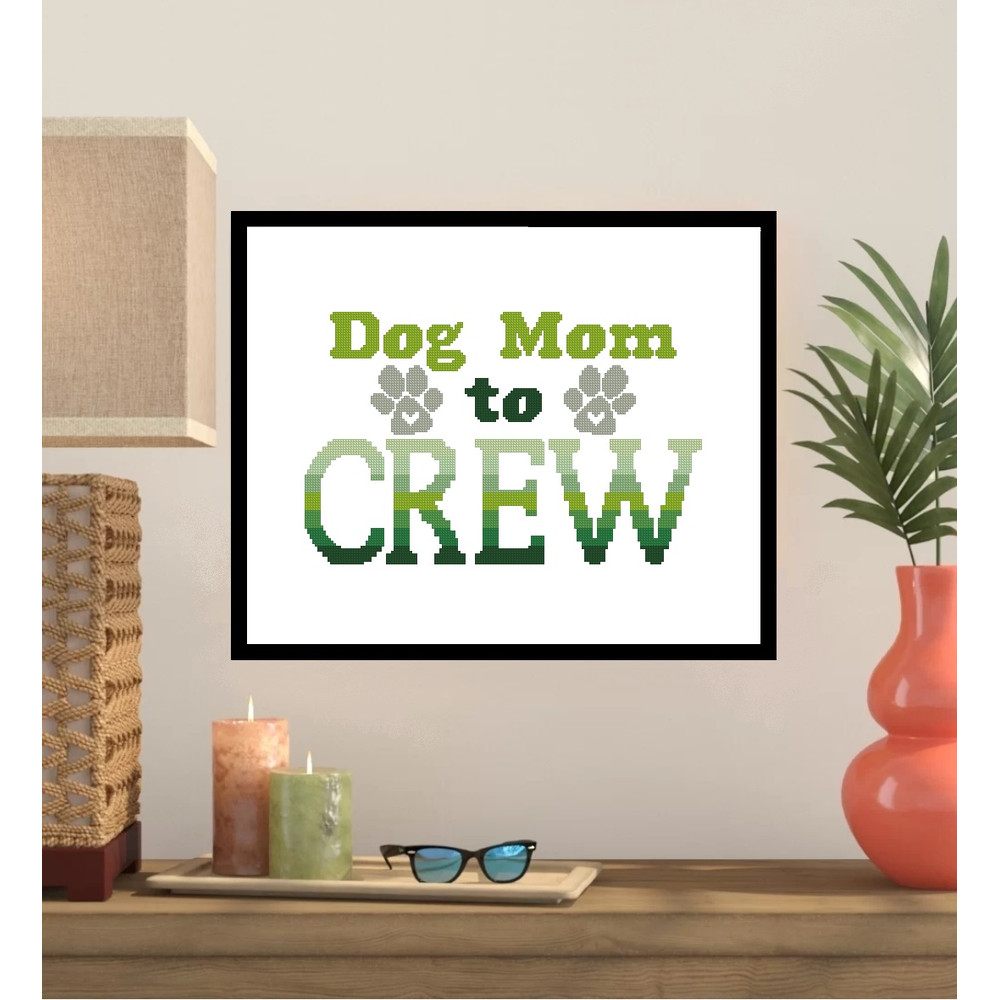 Personalized DOG Name Cross Stitch Pattern 290 3