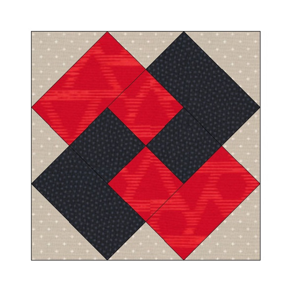 Card Trick EPP English Paper Piecing Block OC202 1